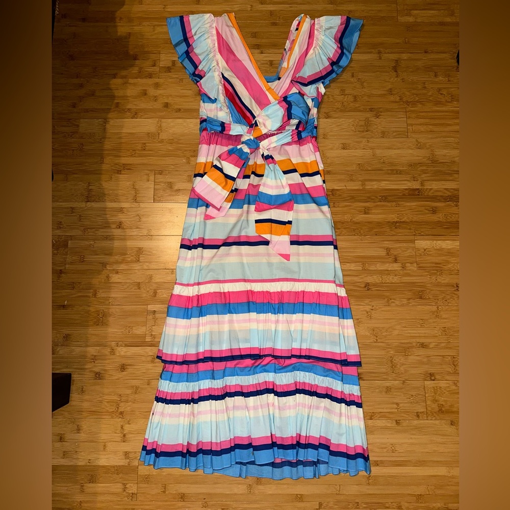 Maxi Anthropologie Colorful Striped Dress